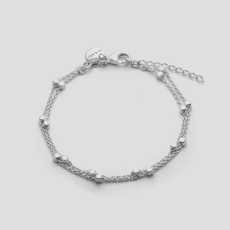 Birdsong Chain Bracelet Silver 18.5+3cm ext
