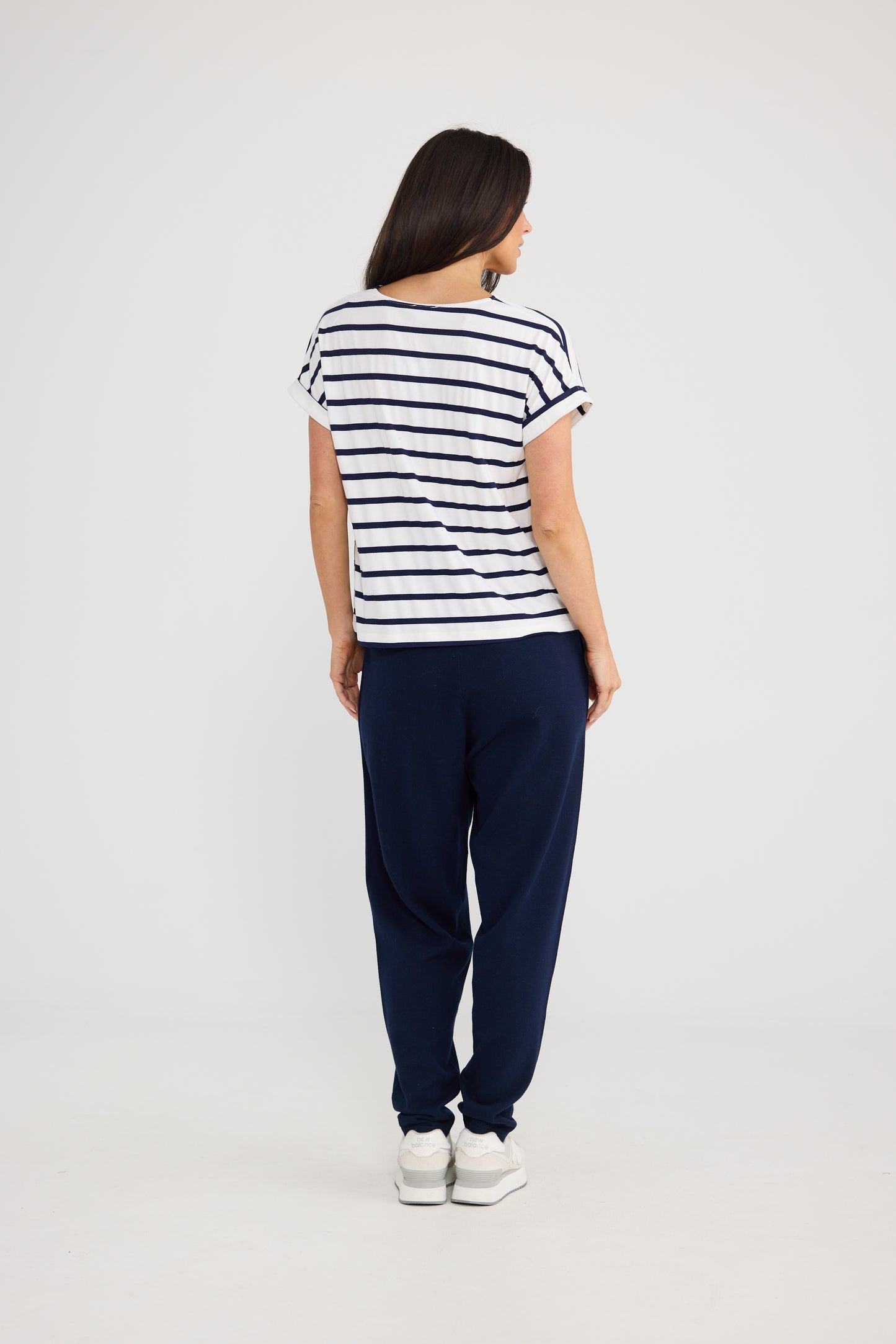 Rapture Summer Tee Navy White Stripe