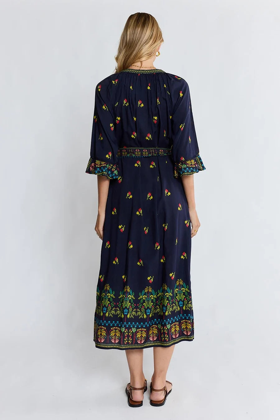 Emma Midi Dress Ebony