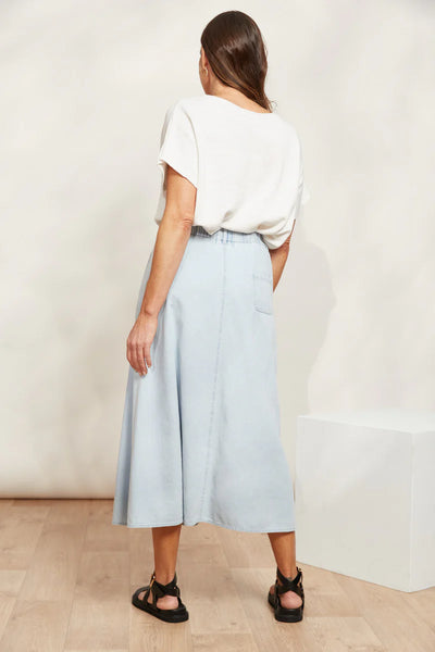 Playa Midi Skirt Capri 100% Cotton