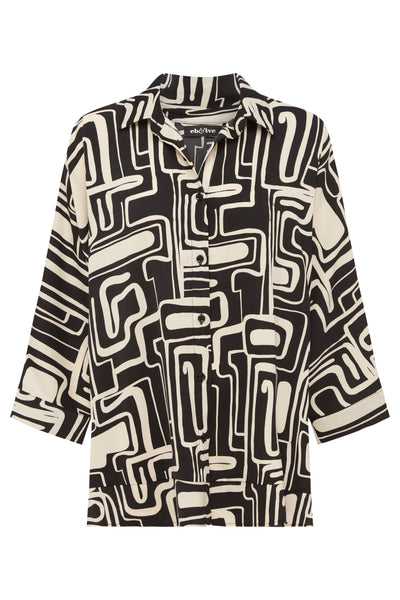 Elsie Relaxed Shirt One Size Geo