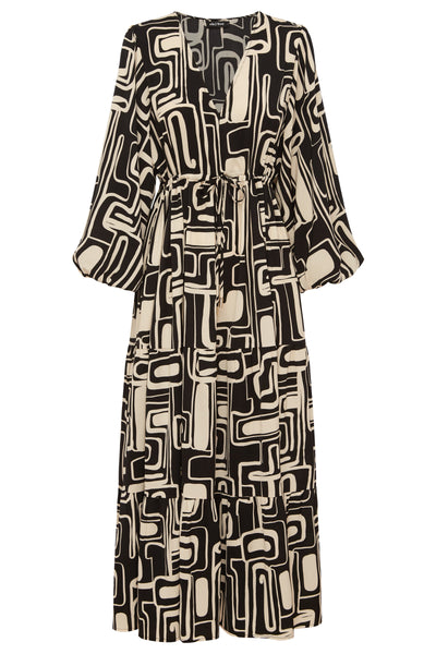 Elsie maxi Dress Geo
