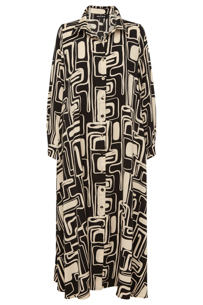 Elsie Shirt Dress Geo