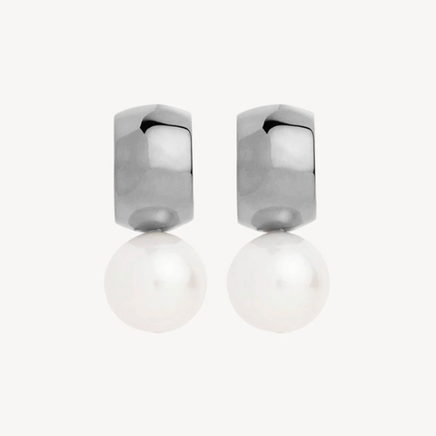 Idyll Silver Pearl Stud Earring