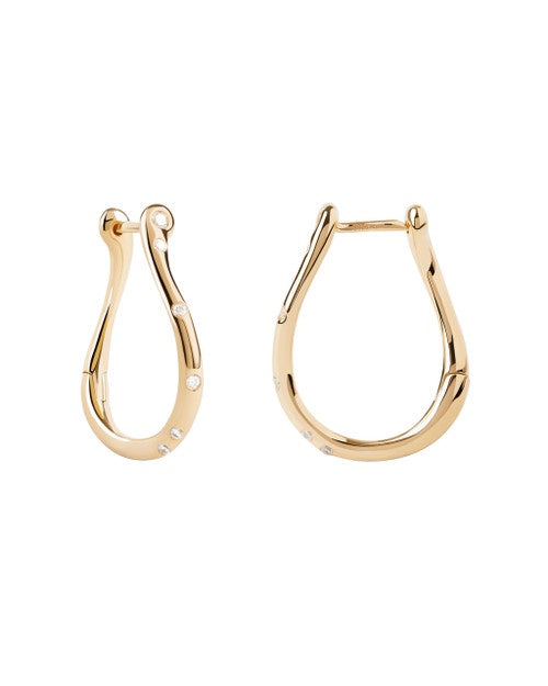 Air Gold Mini Hoops