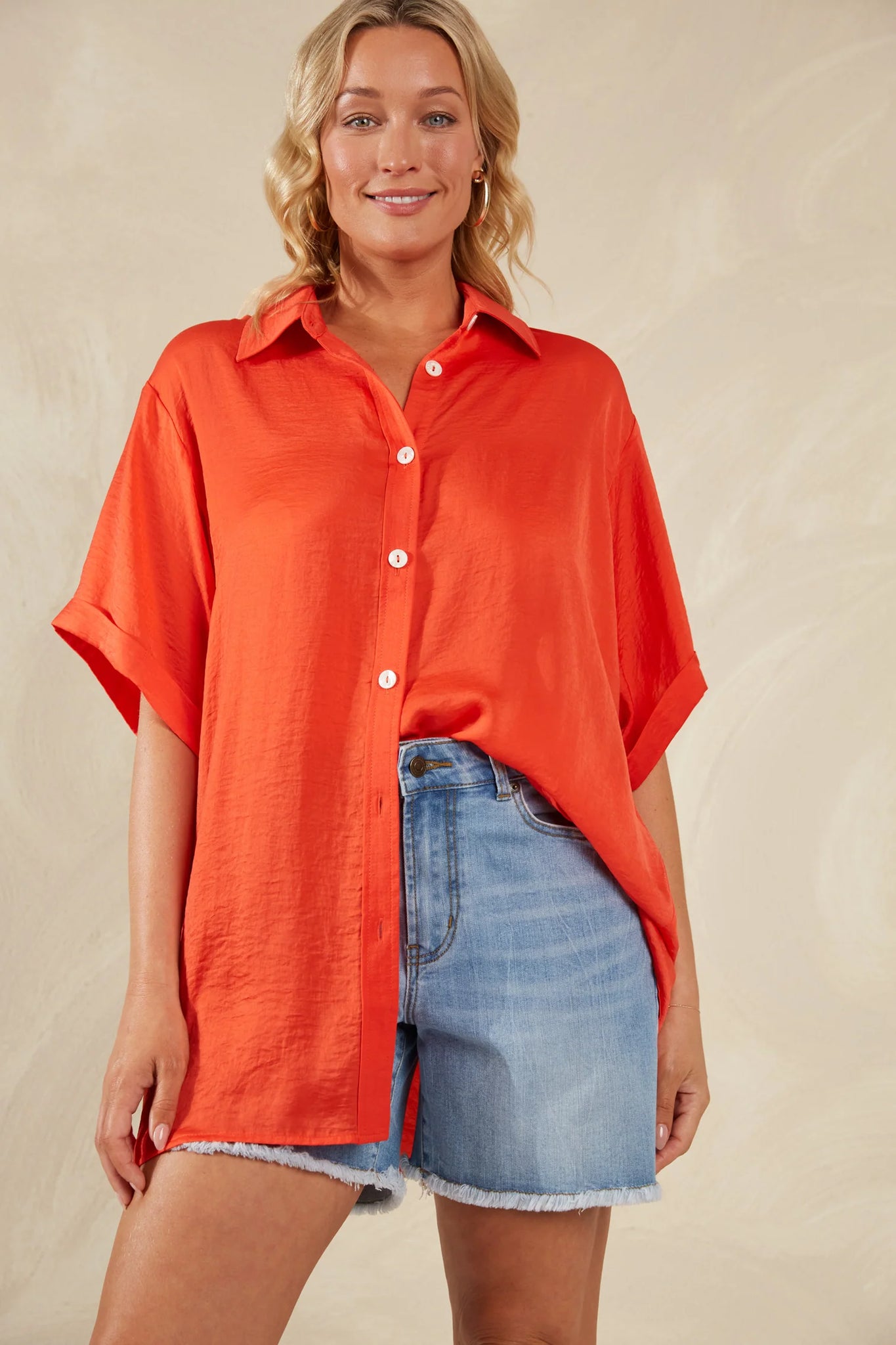 Portofino Shirt Aperol