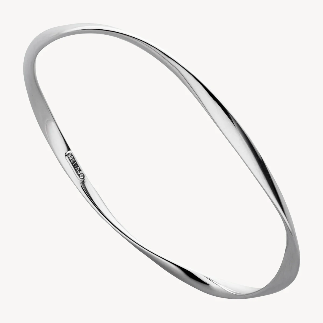 Najo Garden of Eden Bangle 65mm Silver