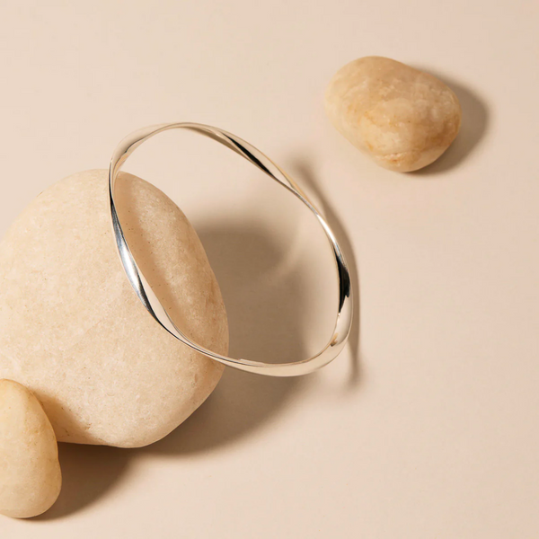 Najo Garden of Eden Bangle 65mm Silver