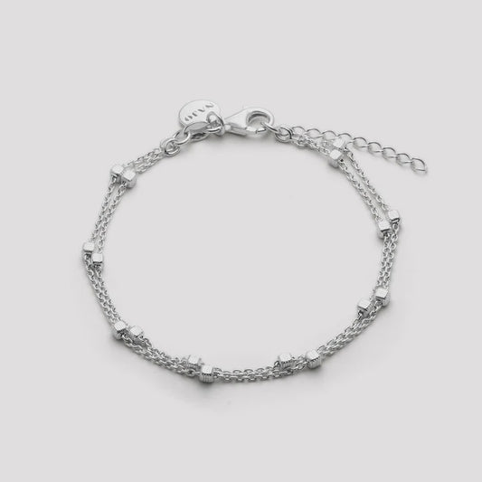 Birdsong Chain Bracelet Silver 18.5+3cm ext
