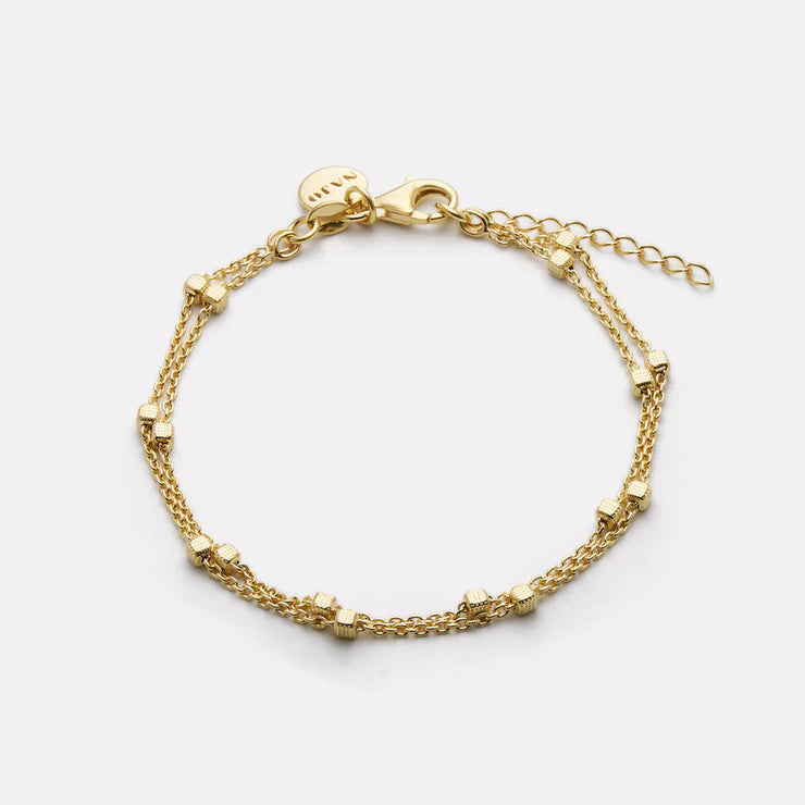 Birdsong Chain Bracelet Gold 18.5+3cm ext