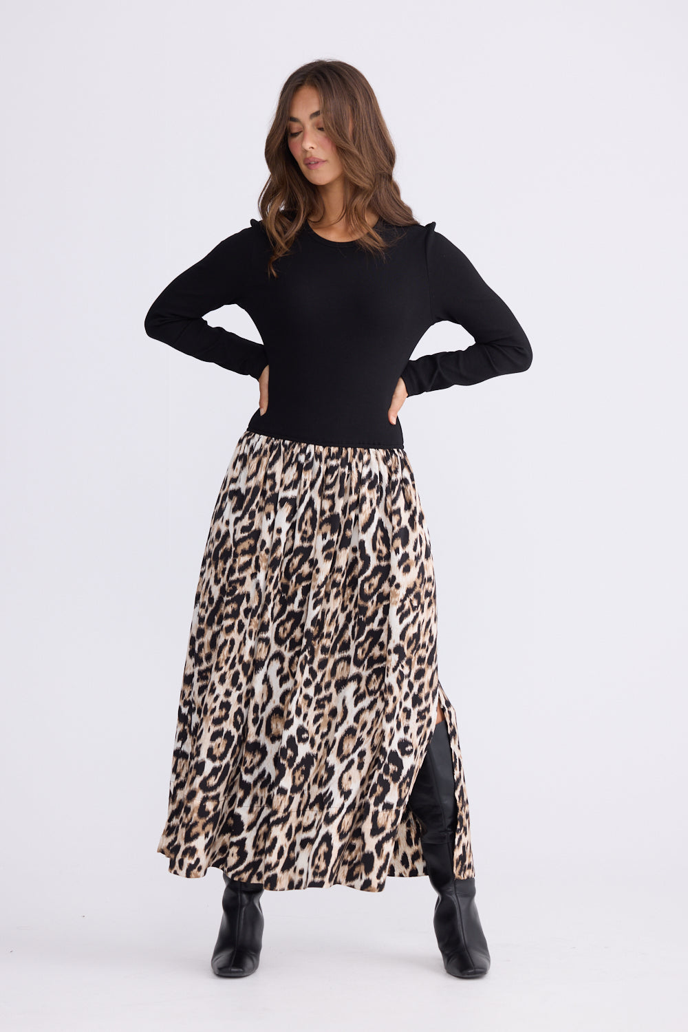 Daphne Long Sleeve Dress Savannah