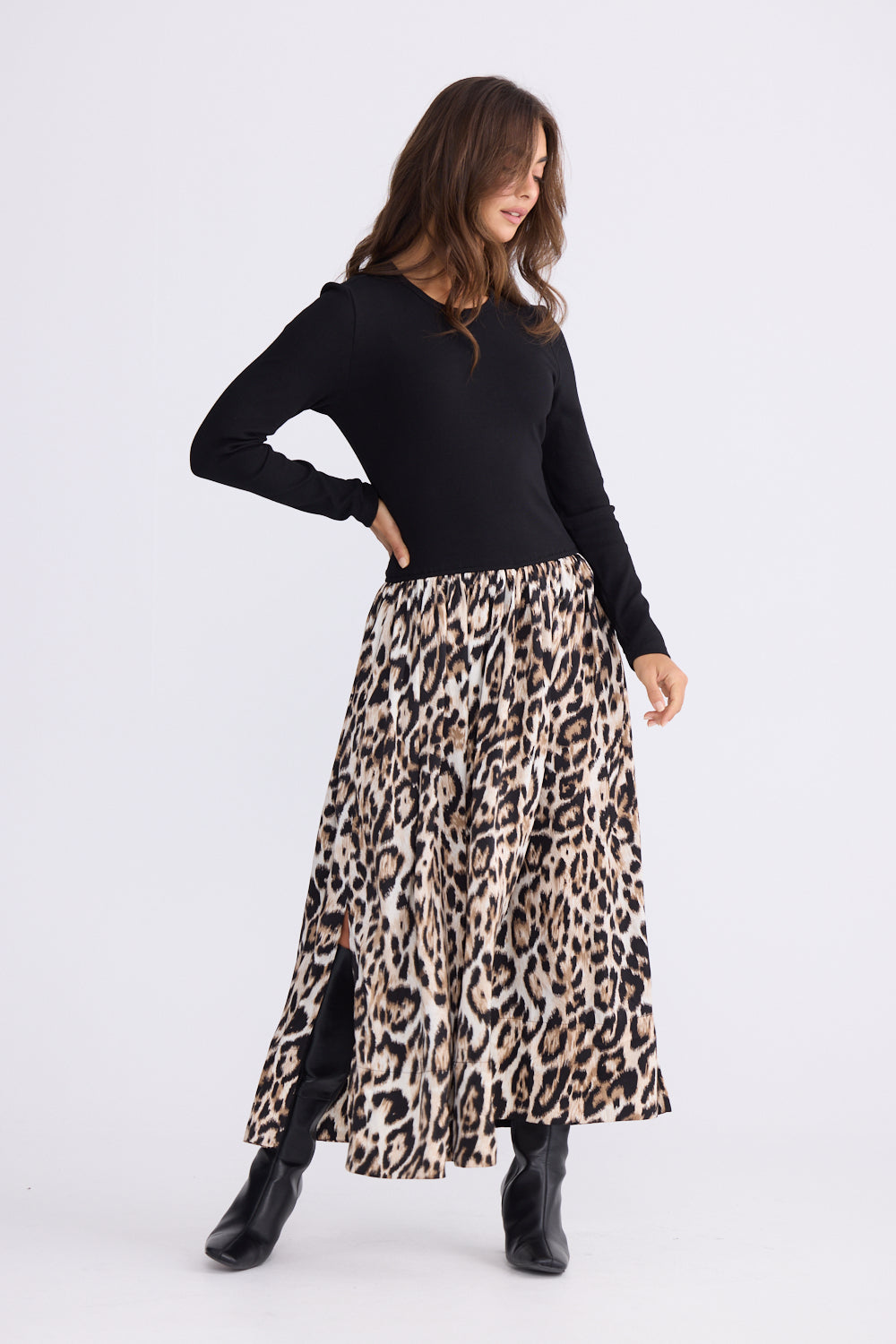 Daphne Long Sleeve Dress Savannah