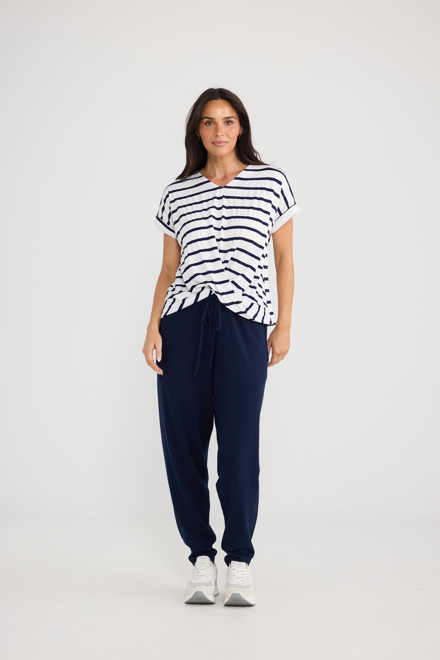 Rapture Summer Tee Navy White Stripe