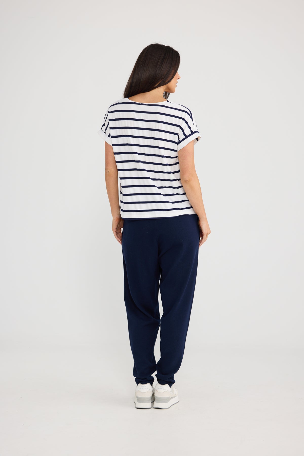 Rapture Summer Tee Navy White Stripe