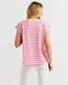 Michaela Top Cherry Blossom Stripe