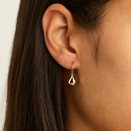 Baby Tears Earring Silver