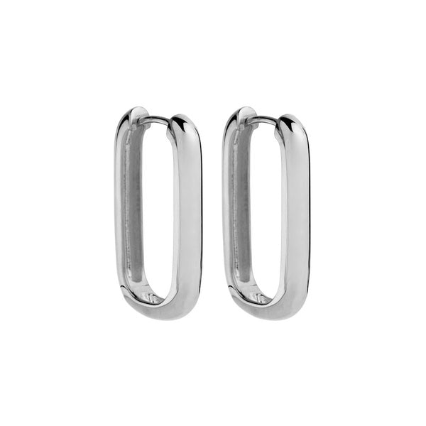 Najo Elemental Silver Hoop Earring
