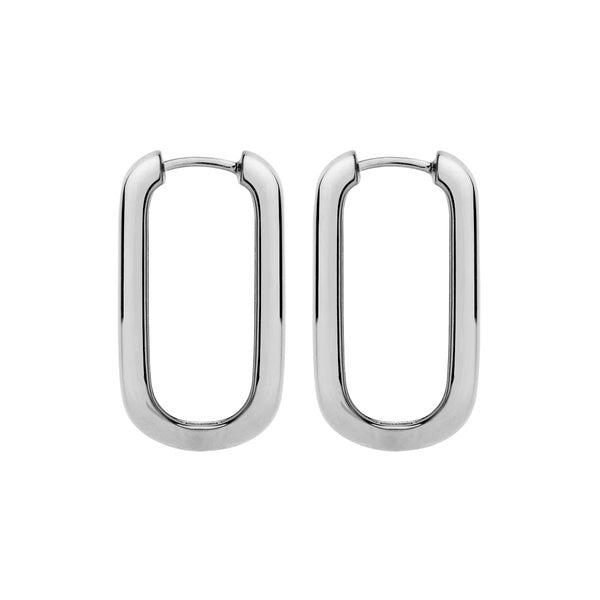 Najo Elemental Silver Hoop Earring
