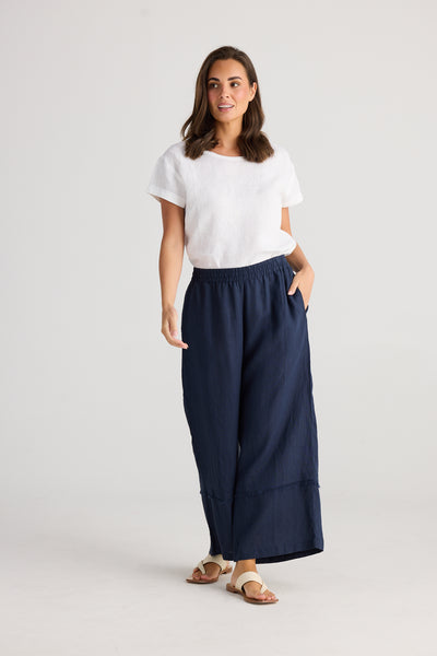 Sailor Linen Pant Navy
