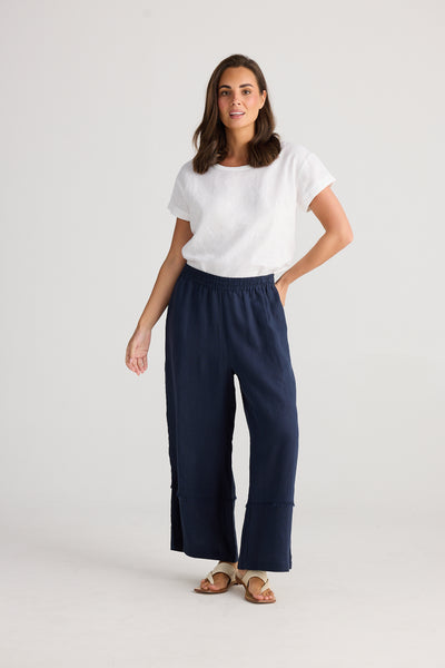 Sailor Linen Pant Navy