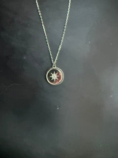 Sterling Silver Faith Hope Love Open Circle Pendant
