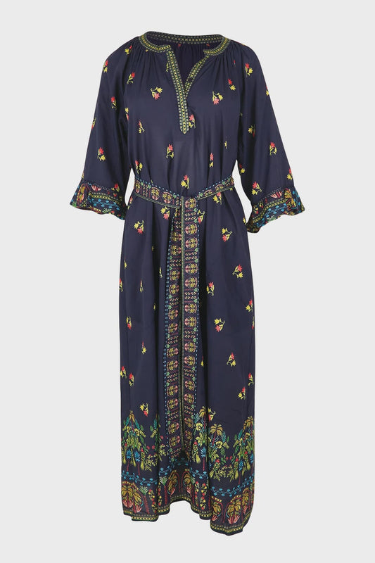 Emma Midi Dress Ebony