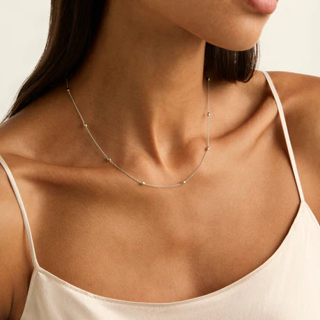 Like a Breeze Silver Necklace - 45cm