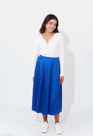 Doha Pleated Skirt
