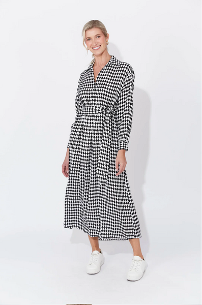 Casablanca Dress White/Kohl