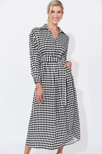 Casablanca Dress White/Kohl