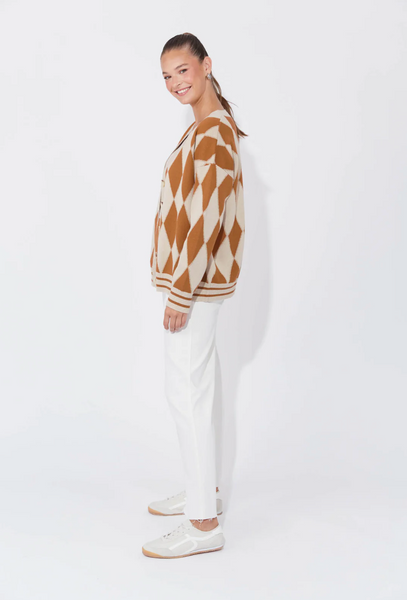 Casablanca Lurex Cardigan Sand/Dune