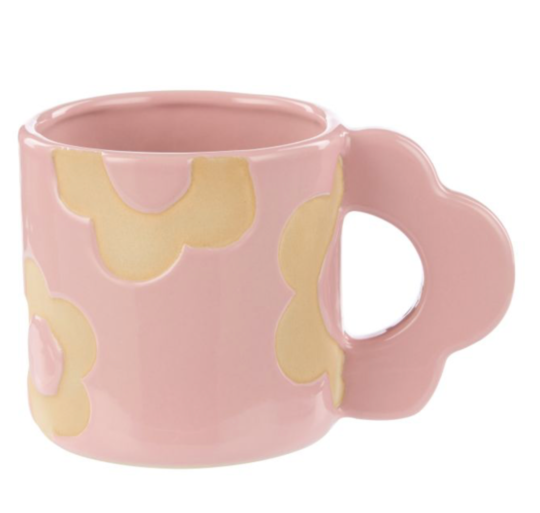 Posey Flower Mug Pink