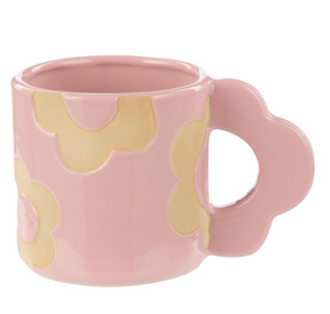 Posey Flower Mug Pink