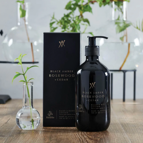 Hand & Body Lotion - Black Amber