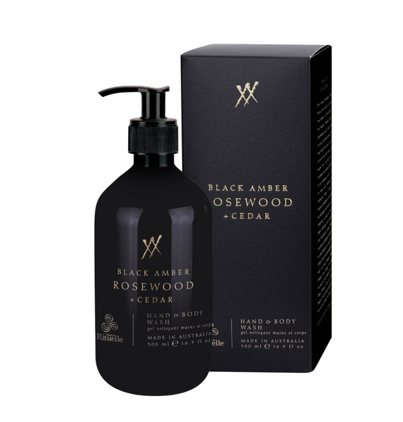 Hand & Body Wash - Black Amber