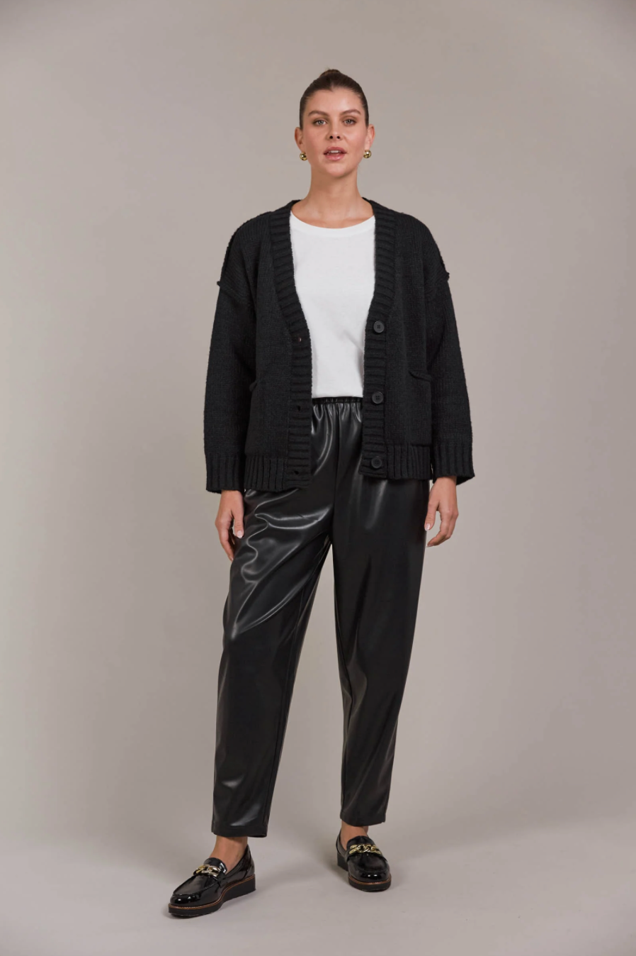 Katana Cardigan Black