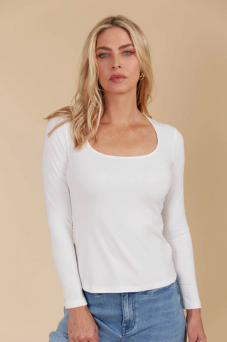 Naria Scoop Neck Top