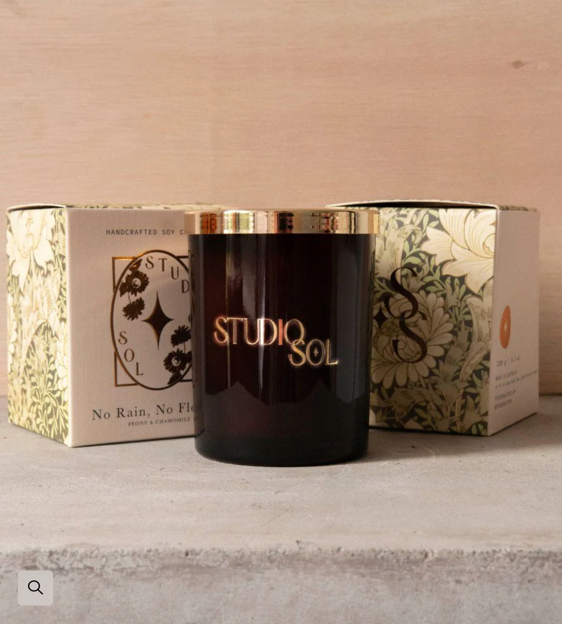 No Rain , No Flowers 200g Candle