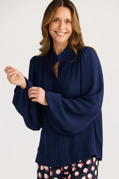 Penny Blouse Navy