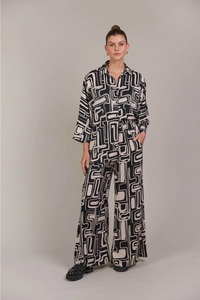 Elsie Relaxed Shirt One Size Geo