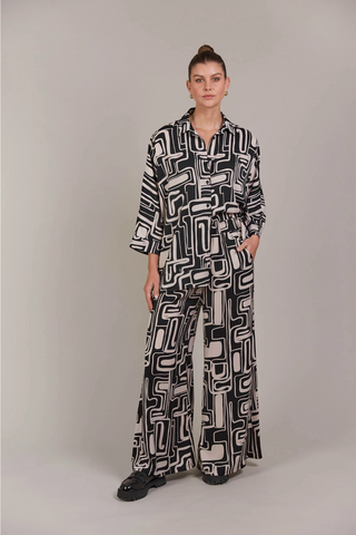 Elsie Relaxed Shirt One Size Geo