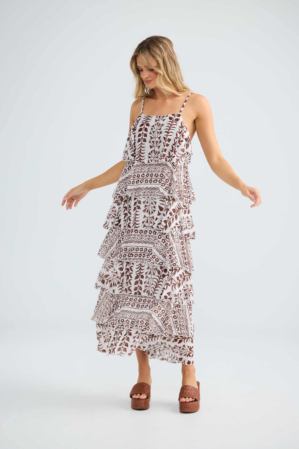 Rue Maxi Dress Chocolate Paro