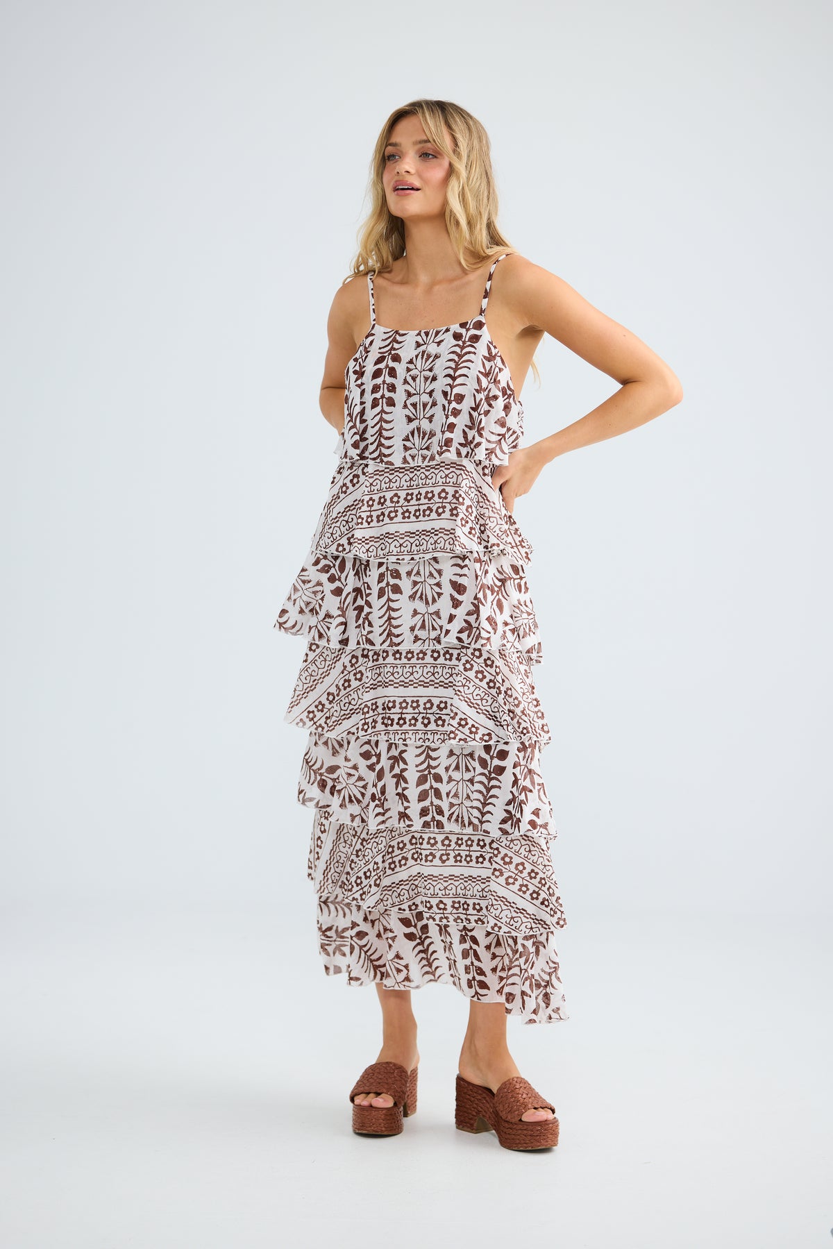 Rue Maxi Dress Chocolate Paro