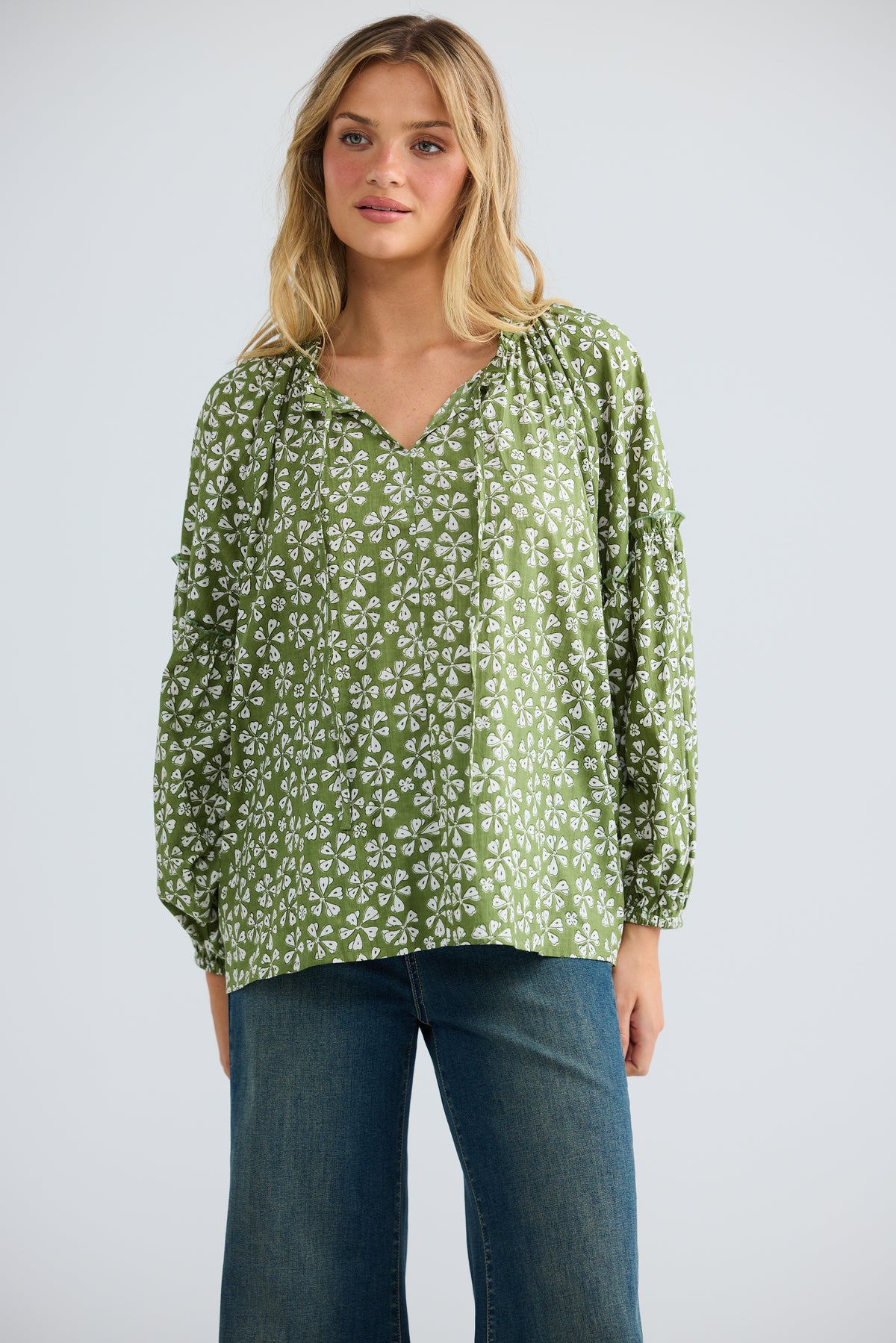 Allegria Top Sage Petal