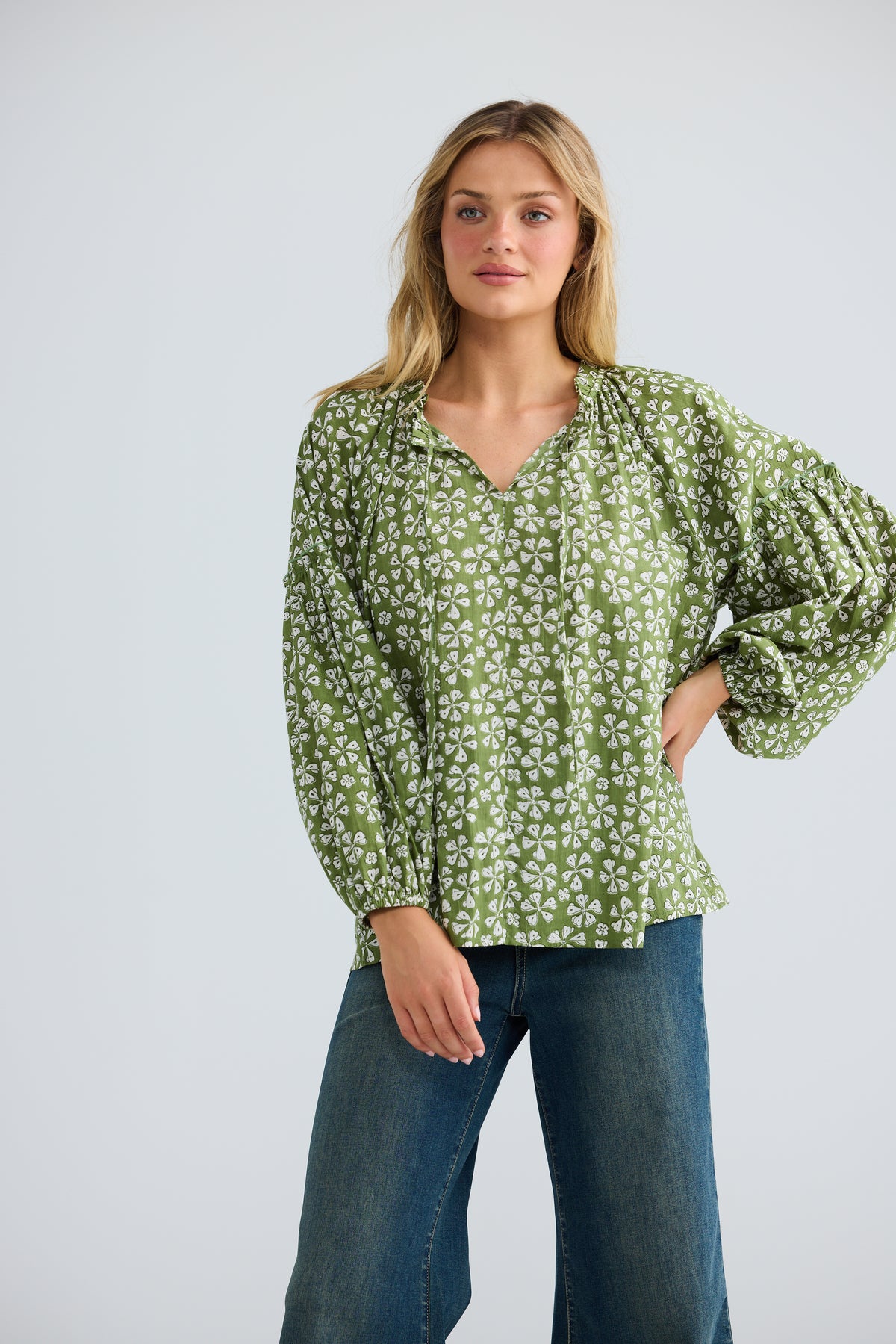 Allegria Top Sage Petal