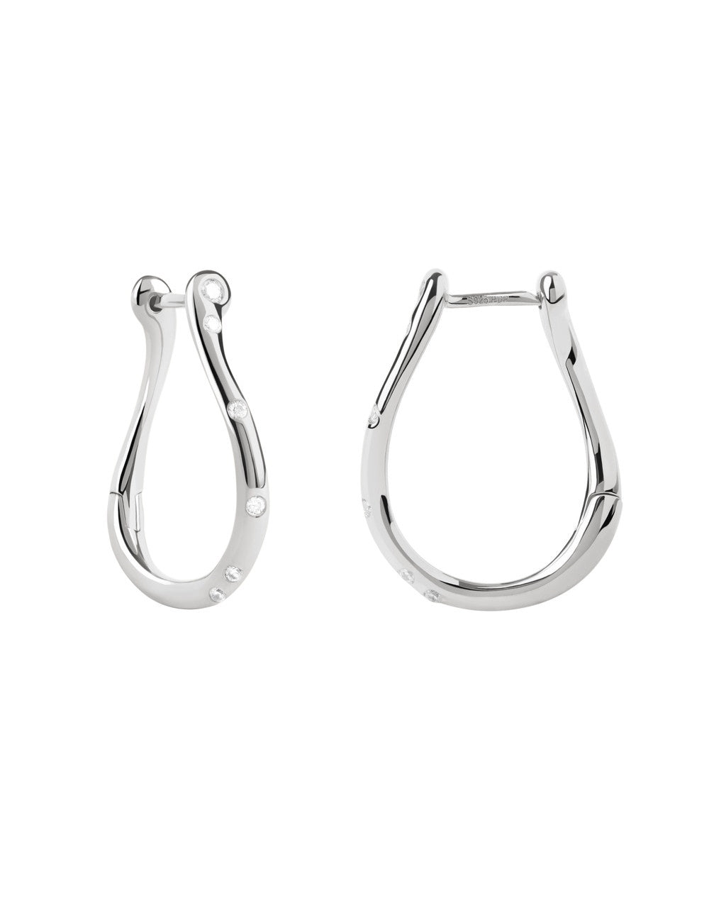 Air Mini Silver Hoops