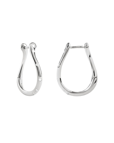 Air Mini Silver Hoops