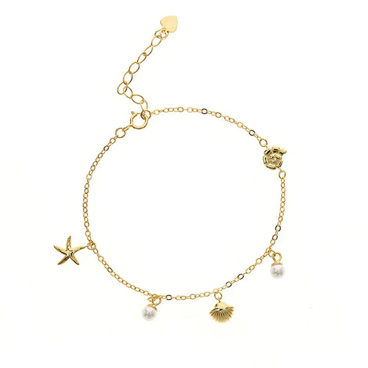 Shell & Pearl Bracelet