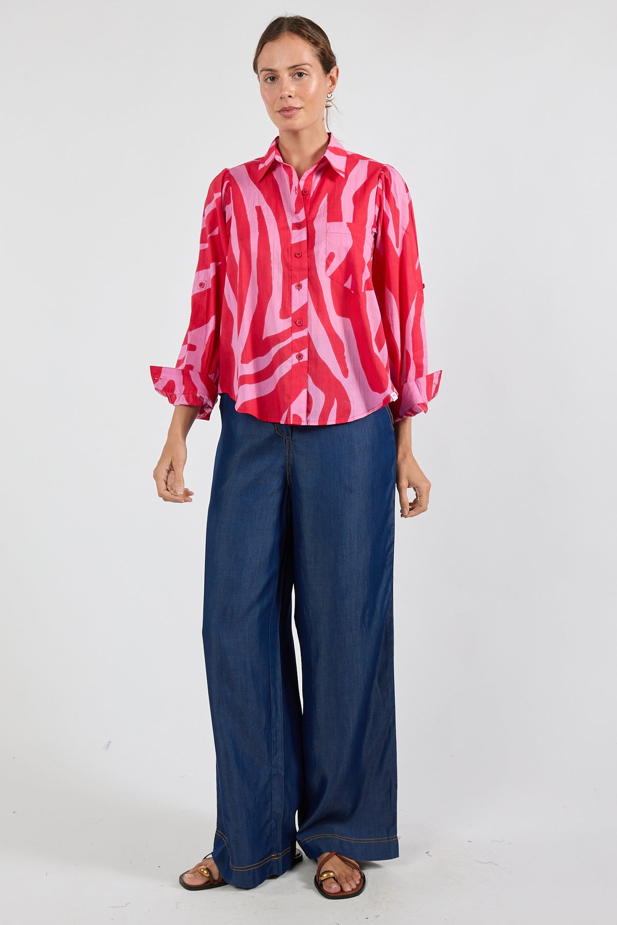 Ibisa Summer Zephyr  Shirt  Melon