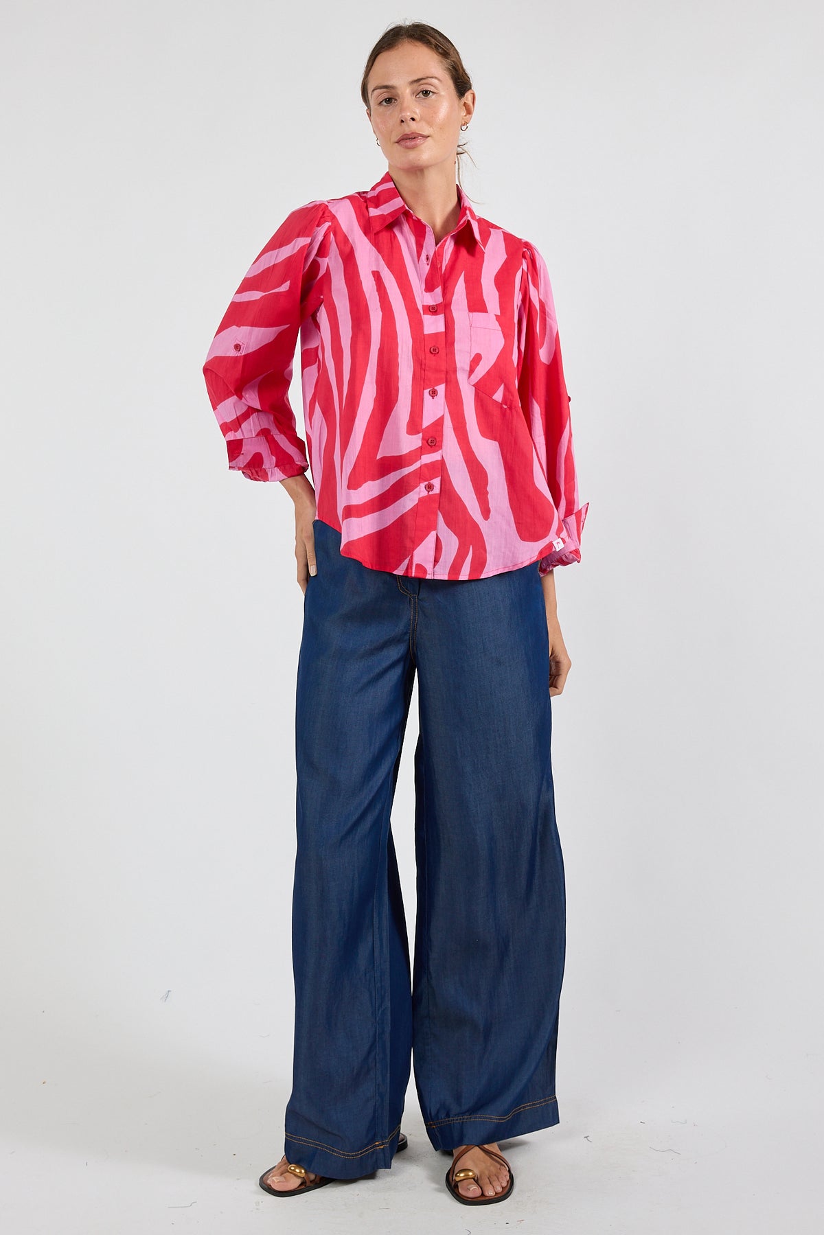 Ibisa Summer Zephyr  Shirt  Melon
